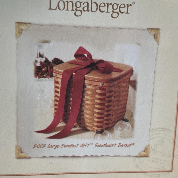 Longaberger Accents Longaberger 202 Large Sweetheart Gift Basket